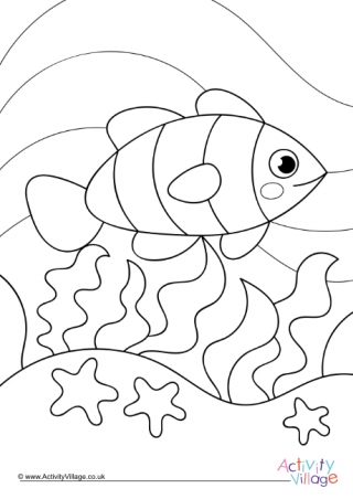 Fish Colouring Page 8
