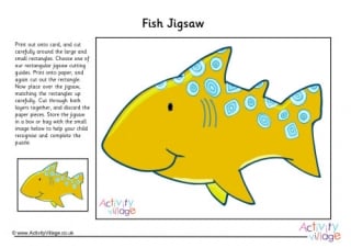 Fish Printable Jigsaw