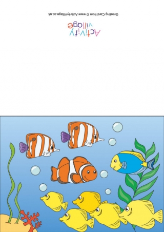 Fish Scene Card