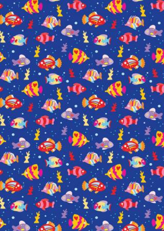 Fish Scrapbook Paper