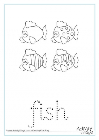 Fish Word Tracing