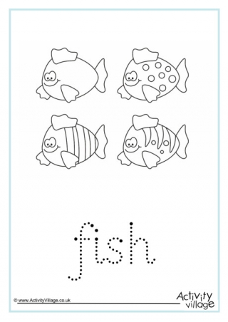 Fish Word Tracing
