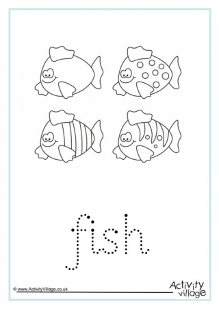 Fish Word Tracing