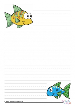 Fish Writing Paper 2