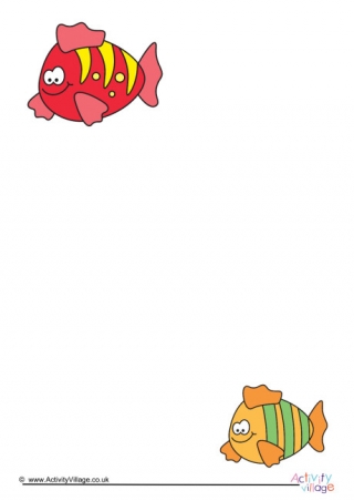 Fish Writing Paper