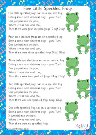 Five Little Speckled Frogs
