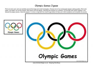 Flag Jigsaw - Olympic Games