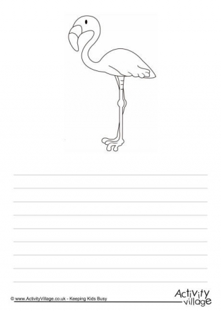 Flamingo Story Paper