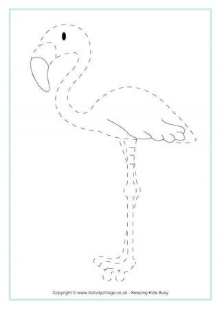 Flamingo Tracing Page