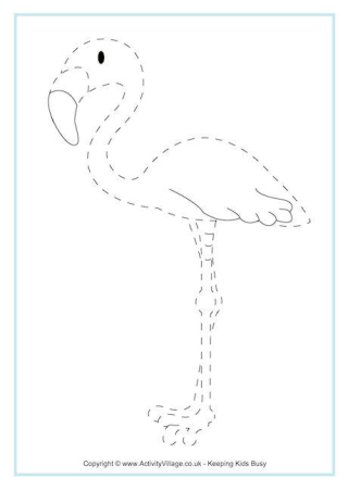 Flamingo Tracing Page