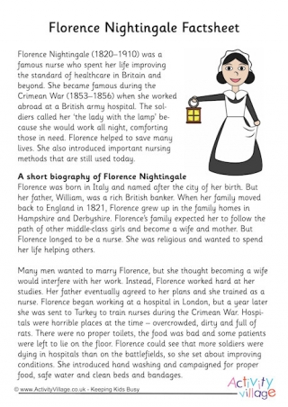 Florence Nightingale Factsheet