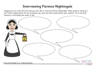 Florence Nightingale Interview Worksheet
