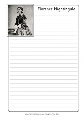 Florence Nightingale Notebooking Page