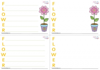 Flower Acrostic Poem Printable
