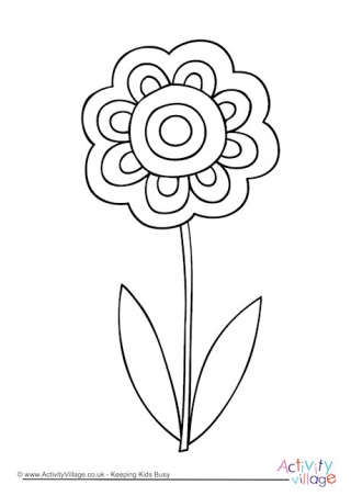 Flower Colouring Pages