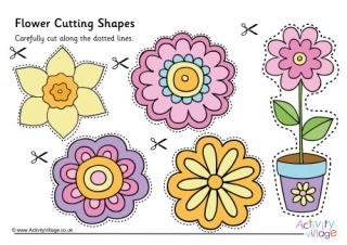 Flower Cutting Shapes 2