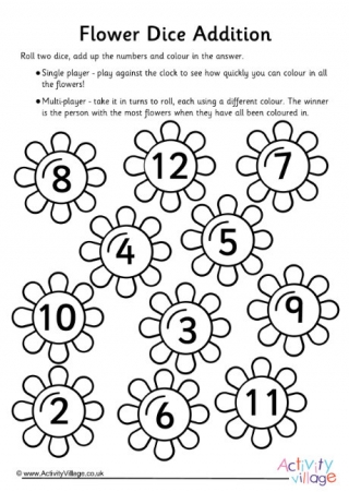 Flower Dice Addition