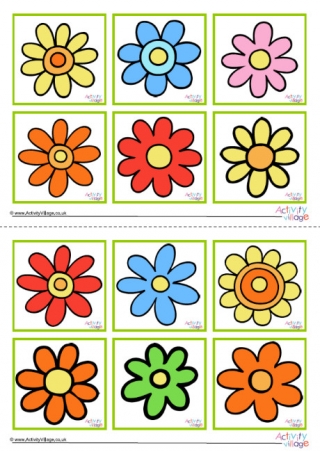 Flower Game Cards