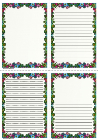 Flower Garden Writing Frame
