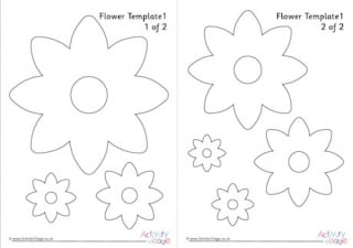 Flower template 1