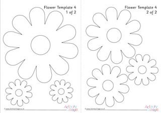 Flower Template 4