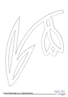 Flower Tracing Pages