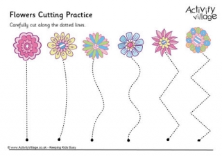 Flowers Cutting Practice