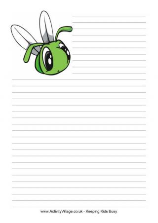 Fly Writing Paper