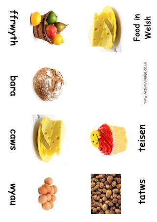 Food Booklet Welsh