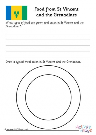 Food From St Vincent And The Grenadines Worksheet