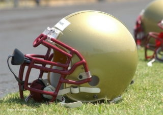 American Football Helmet Poster