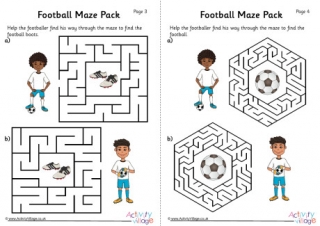 Football Maze Pack