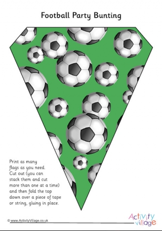Football Party Bunting