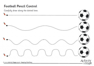 Football Pencil Control