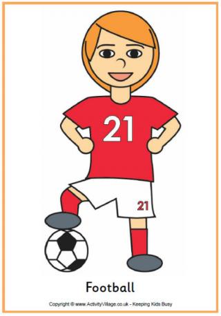 Footballer Poster