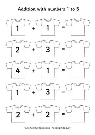 Football Shirts Addition 1 to 5