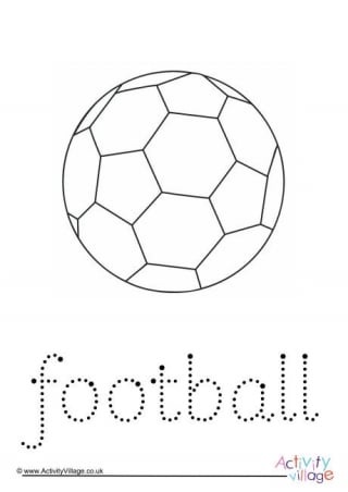 Football Word Tracing 2
