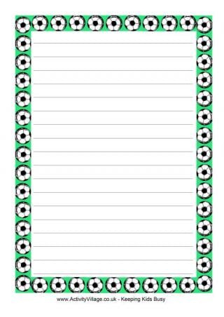 Football Writing Frame