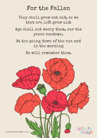 For the Fallen poster