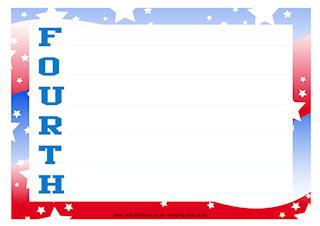 Fourth of July Acrostic Poem Printables