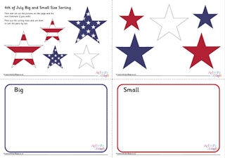 Fourth of July Maths Worksheets