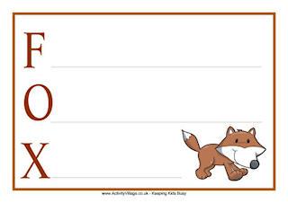 Fox Printables