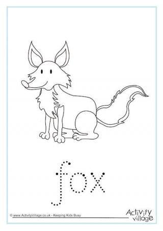 Fox Word Tracing