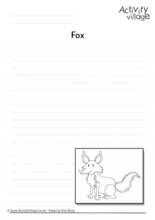 Fox Writing Page