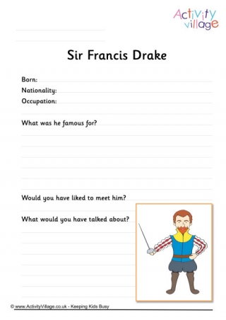 Francis Drake Worksheet