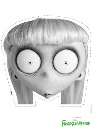 Frankenweenie Girl Mask 2