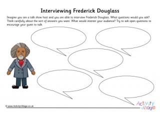 Frederick Douglass Interview Worksheet