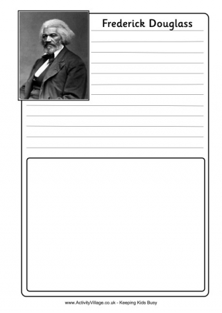 Frederick Douglass Notebooking Page