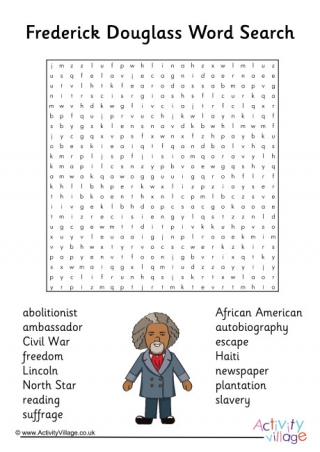 Frederick Douglass Word Search