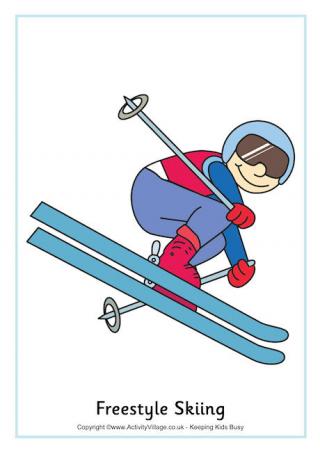 Freestyle Skiing Poster